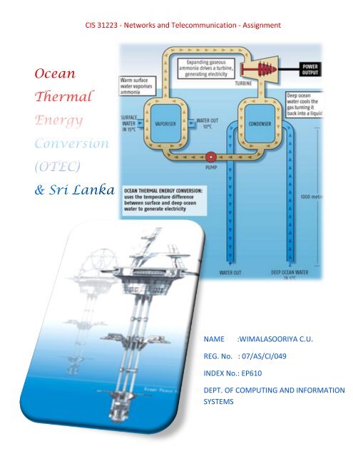 Ocean Thermal Energy Conversion - Christiealwis.com