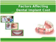 Factors Affecting Dental Implant Cost in Vancouver BC
