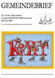 Gemeindebrief Januar 2012 - Kirchspiel Lengenfeld Plohn ...