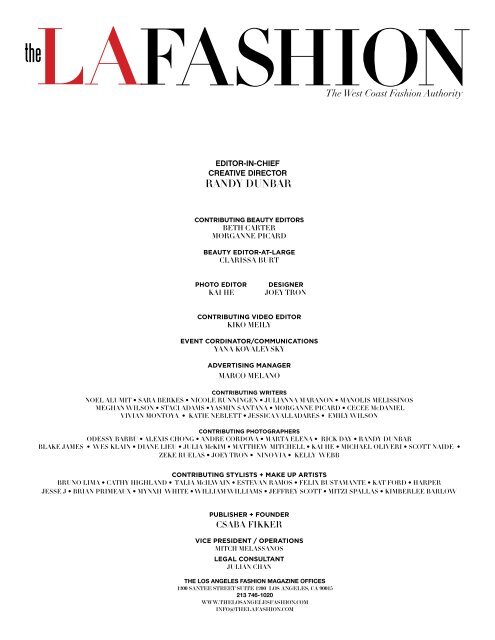 The LAFASHION Spring