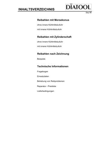 Diatool Katalog Version - Diatool Präzisionswerkzeug Gmbh