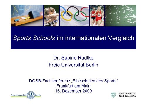 Sports Schools im internationalen Vergleich