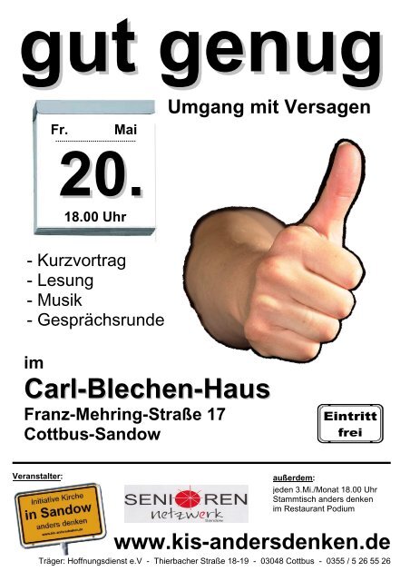 Umgang Mit Versagen Kirche In Sandow Anders Denken