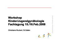 Workshop Christiane Kluckert - Ostschweizer Kinderspital (KISPI)