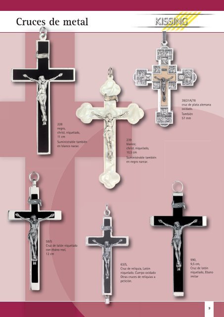 Cruces de metal