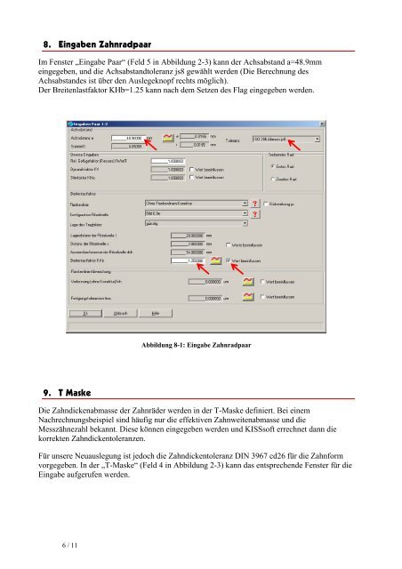 KISSsoft Tutorial: Nachrechnung Stirnradpaar, und ...