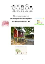 Konzeption-Ev.KindergartenWeickmannstrasse - Kita Diakonie Ulm