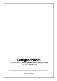 Lerngeschichte 2. Auflage 2008-01 - KiTa Elternvertretungen SH