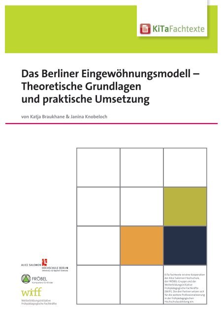 Das Berliner EingewÃ¶hnungsmodell ... - KiTa Fachtexte