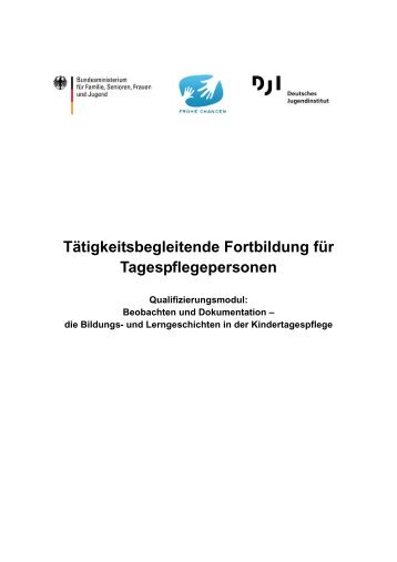 die Bildungs- und Lerngeschichten in der Kindertagespflege