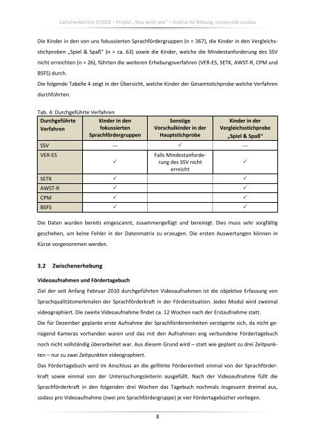 1. Zwischenbericht - Kita-Server Rheinland-Pfalz