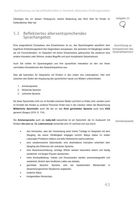 Selbstlernmaterialien zu Modul 9 - Kita-Server Rheinland-Pfalz