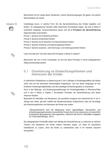 Selbstlernmaterialien zu Modul 9 - Kita-Server Rheinland-Pfalz