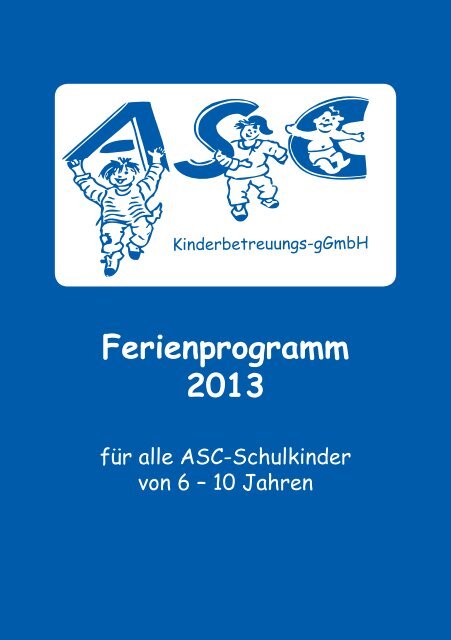 Ferienprogramm 2013 - Einzelseiten.indd