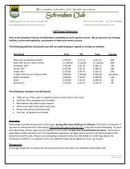 Hall Rental Information - Kitchener Schwaben Club