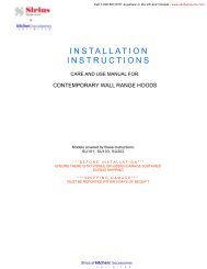 Installation Instructions- Part 1 - KitchenSource.com