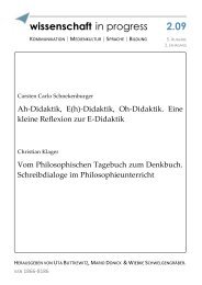 Heft 2.09 (PDF) - WISSENSCHAFT in progress