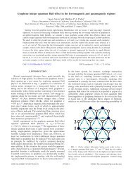 Graphene integer quantum Hall effect in the ferromagnetic and ...