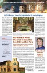 Download PDF - KITP - University of California, Santa Barbara