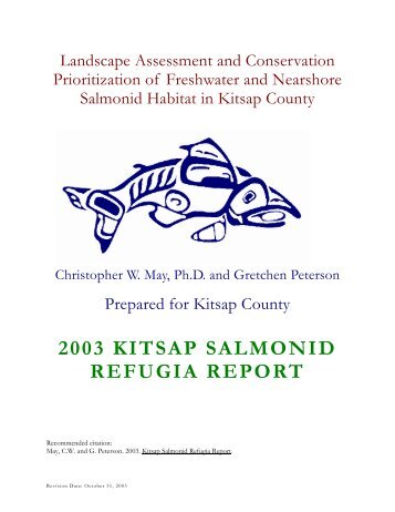 2003 Kitsap Refugia Study - Kitsap County Government