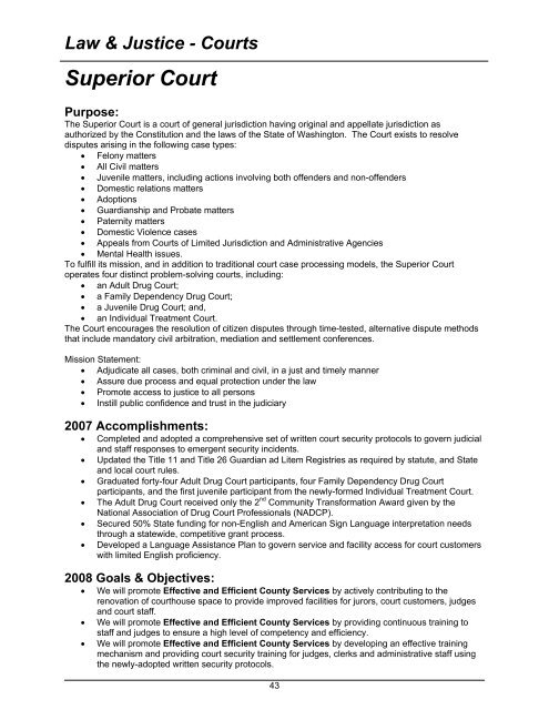 2008 Budget Book - Kitsap County Government