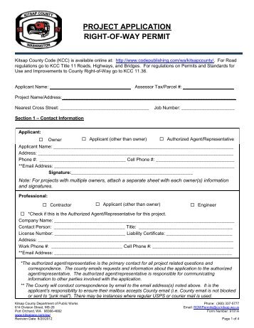 Project Application Form - Kitsap County Government