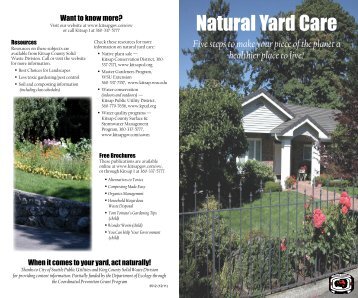 Natural Yard Care - Kitsap County Government