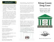 Citizen Information Regarding Drug Court - Kitsap County Government
