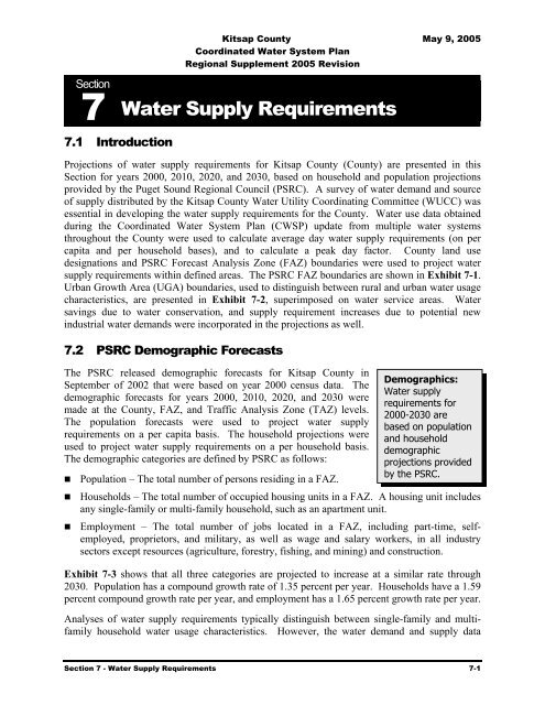 Coordinated Water System Plan - Kitsap County Government