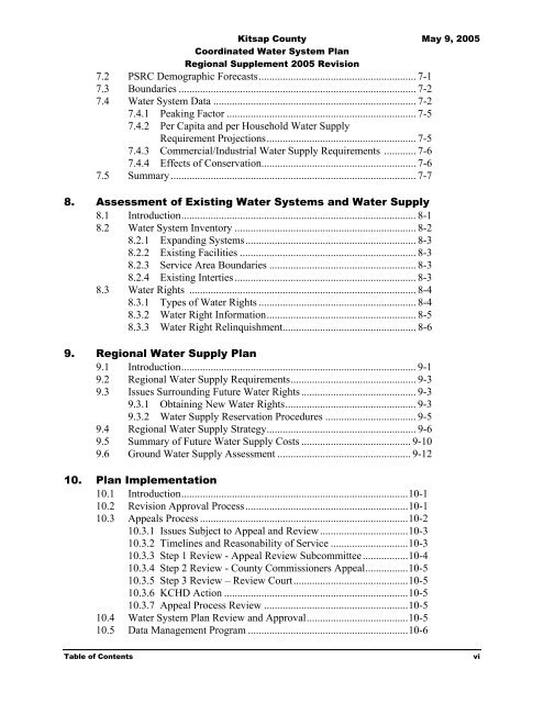 Coordinated Water System Plan - Kitsap County Government