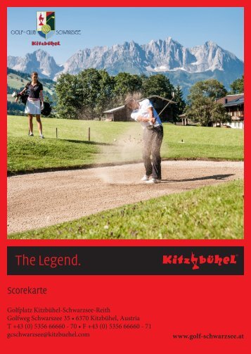 Scorekarte Golfplatz KitzbÃ¼hel-Schwarzsee-Reith