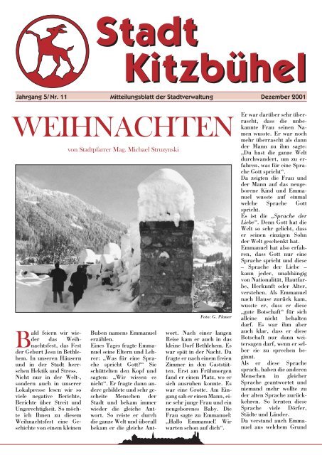 Mitteilungsblatt 11/2001 - KitzbÃ¼hel