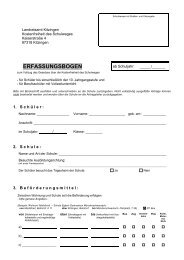 ERFASSUNGSBOGEN - Landkreis Kitzingen