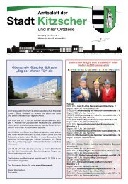 Amtsblatt 01 2014 - Kitzscher