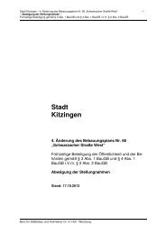 Kitzingen_Abwägung_4.B-Plan ... - Stadt Kitzingen