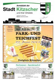 Amtsblatt 06 2013 - Kitzscher