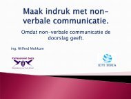 Presentatie 2: Non-verbale communicatie - kivi niria