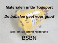 Materialen in de topsport bobslee - drs. ing. Bakker - kivi niria