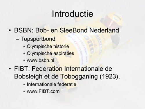 Materialen in de topsport bobslee - drs. ing. Bakker - kivi niria