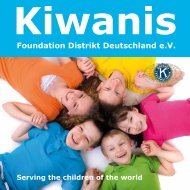 Kiwanis Foundation Flyer (PDF) - Kiwanis Deutschland