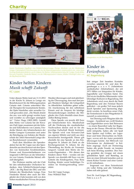 Kiwanis Nachrichten 02/13 - Kiwanis Deutschland