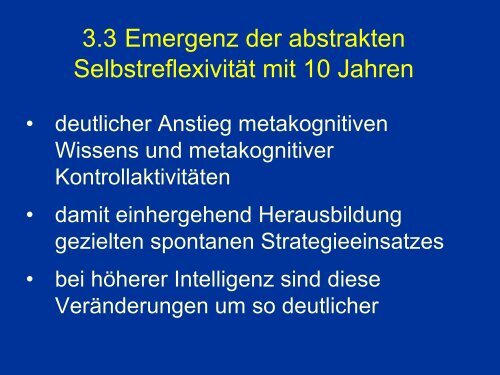 Kognitive Entwicklung und StÃ¶rungsrisiken im Grundschulalter - Kjp ...