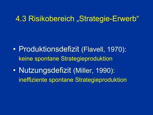 Kognitive Entwicklung und StÃ¶rungsrisiken im Grundschulalter - Kjp ...