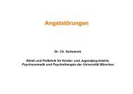 AngststörungenVL WS2010_2011 - Klinik und Poliklinik für Kinder