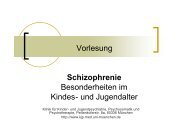 Vorlesung Schizophrenie Besonderheiten im Kindes - Klinik und ...