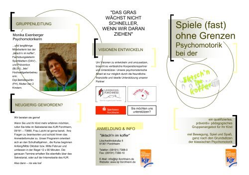 Flyer "Ã¤ktsch'n" - Spiele fast ohne Grenzen