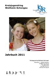Jahrbuch 2011 - KJR Weilheim-Schongau