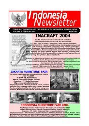 Indonesia Newsletter (February 2004) - KJRI Mumbai