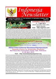 Indonesia Newsletter ( February 2013) - KJRI Mumbai