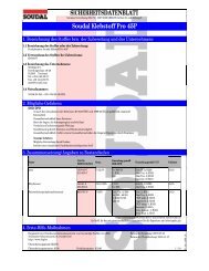 SICHERHEITSDATENBLATT Soudal Klebstoff Pro 45P